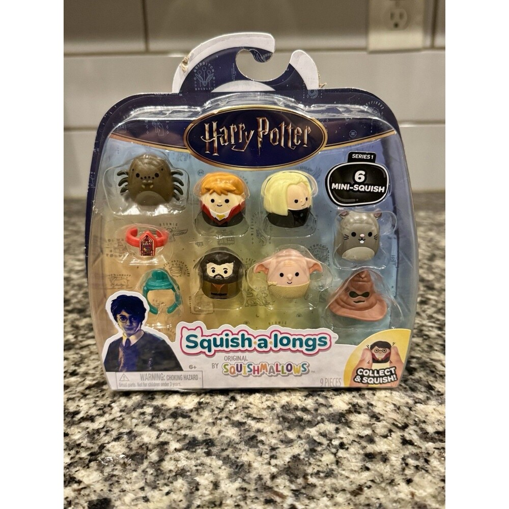 Squish-a-Longs “Harry Potter” Mini-Squish + Accessory 6-Pack New Toy Gift
